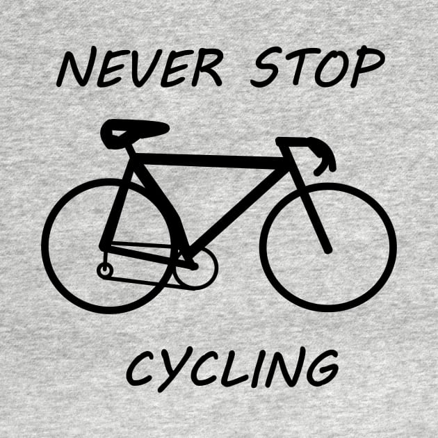 Never stop cycling by Hot-Mess-Zone